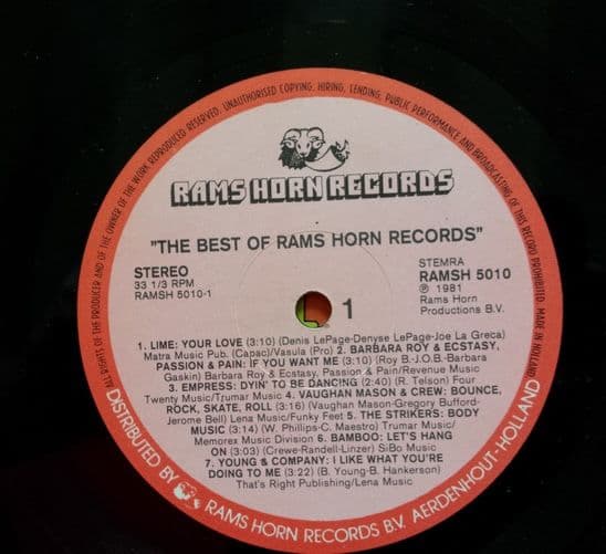 The Best Of Rams Horn Records