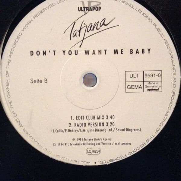 Don't You Want Me Baby