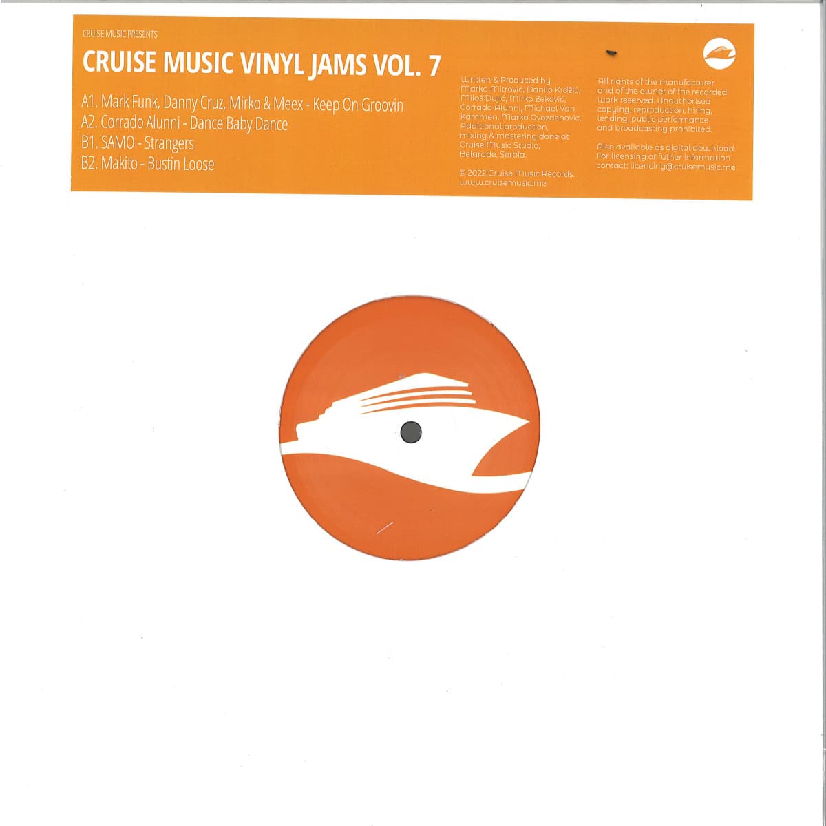 Cruise Music Vinyl Jams Vol 7