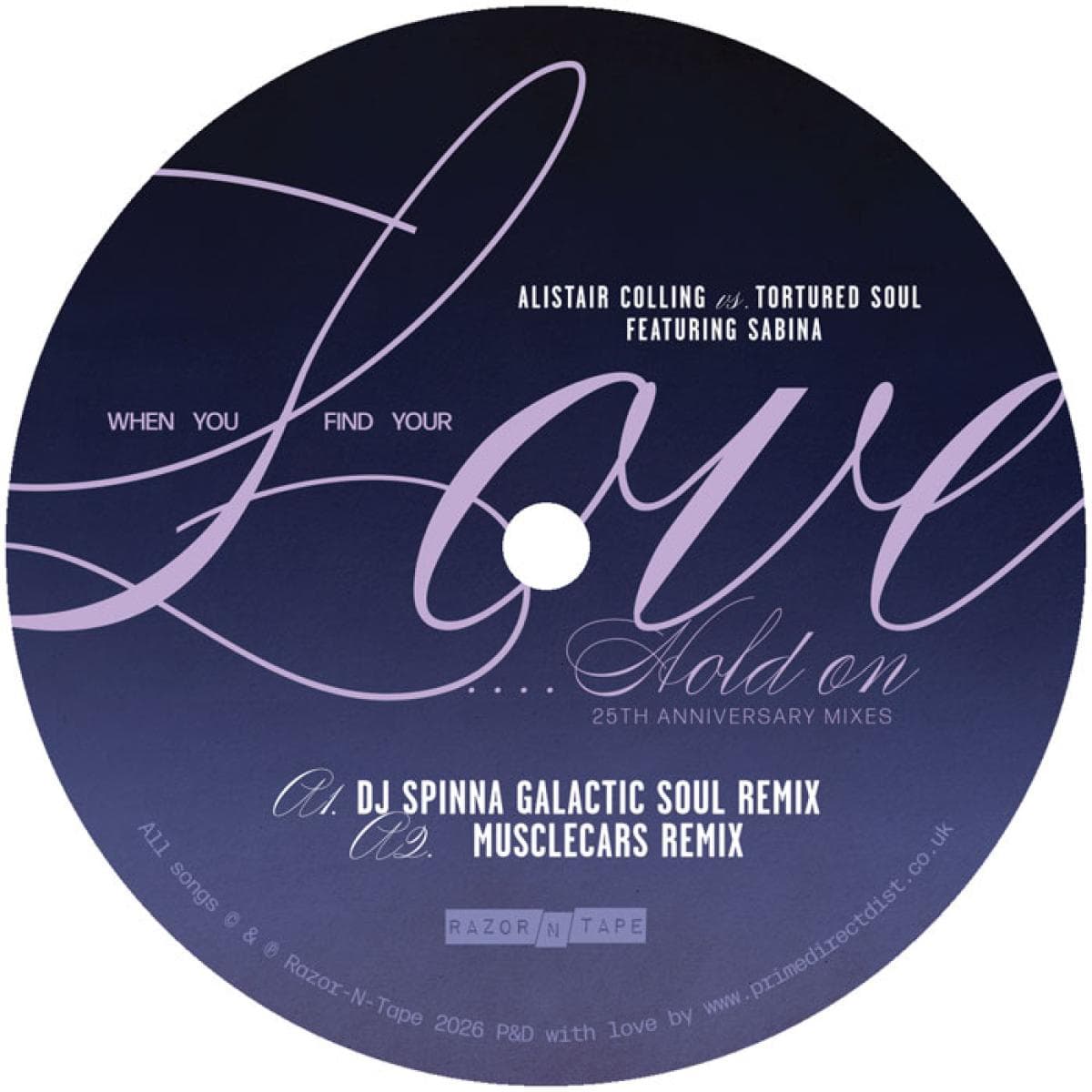 When You Find Your Love…Hold On  25th Anniversary Mixes