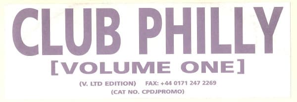 Club Philly (Volume One)