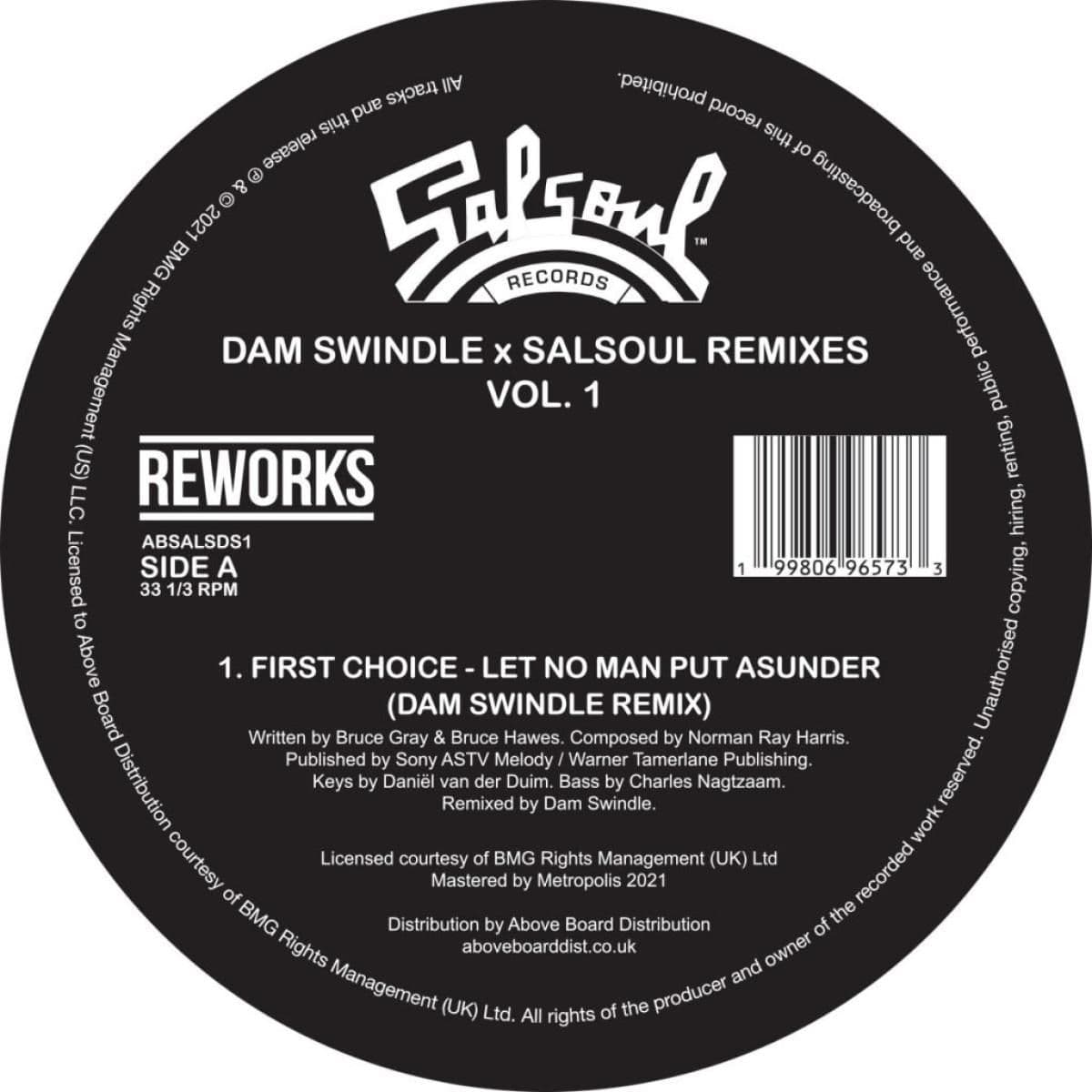 Dam Swindle x Salsoul Remixes Vol. 1