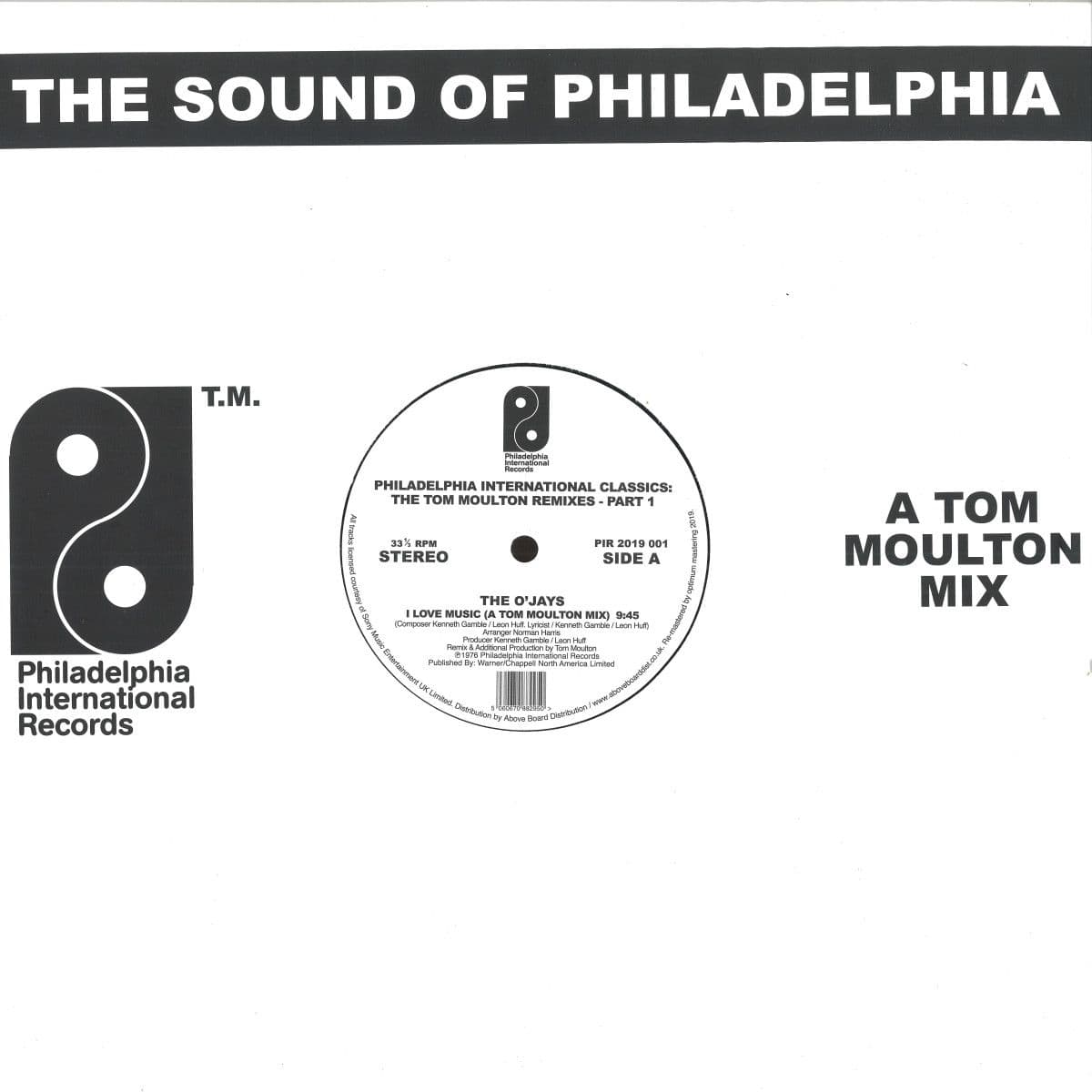 Philadelphia International Classics - The Tom Moulton Remixes : Part 1 (2x12")