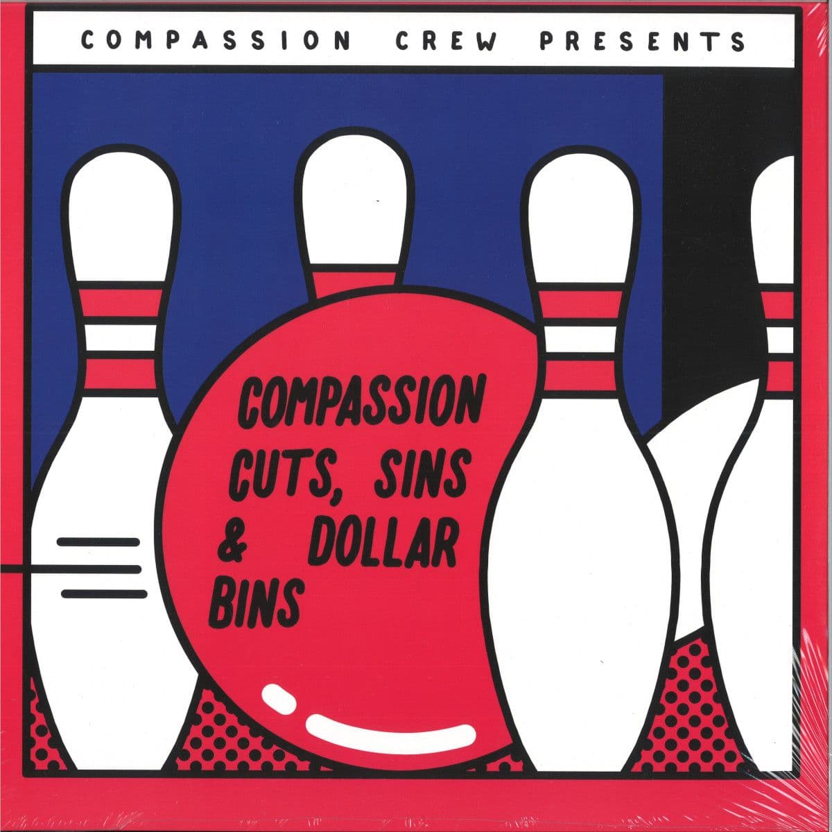 COMPASSION CREW PRESENTS 'COMPASSION CUTS, SINS & DOLLAR BINS' LP 2x12"