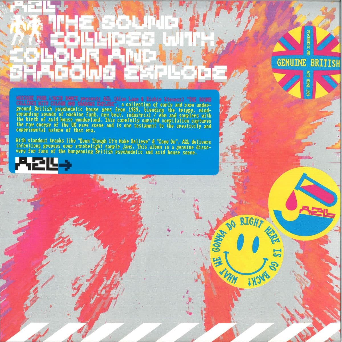 THE SOUND COLLIDES WITH COLOUR AND SHADOWS EXPLODE LP 2x12"