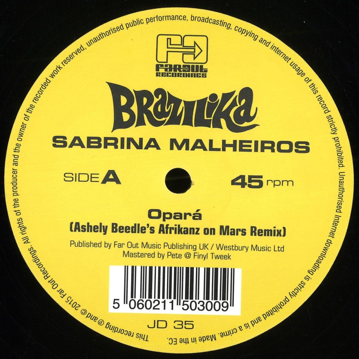 Opara (Ashley Beedle's Afikanz On Mars Remixes)