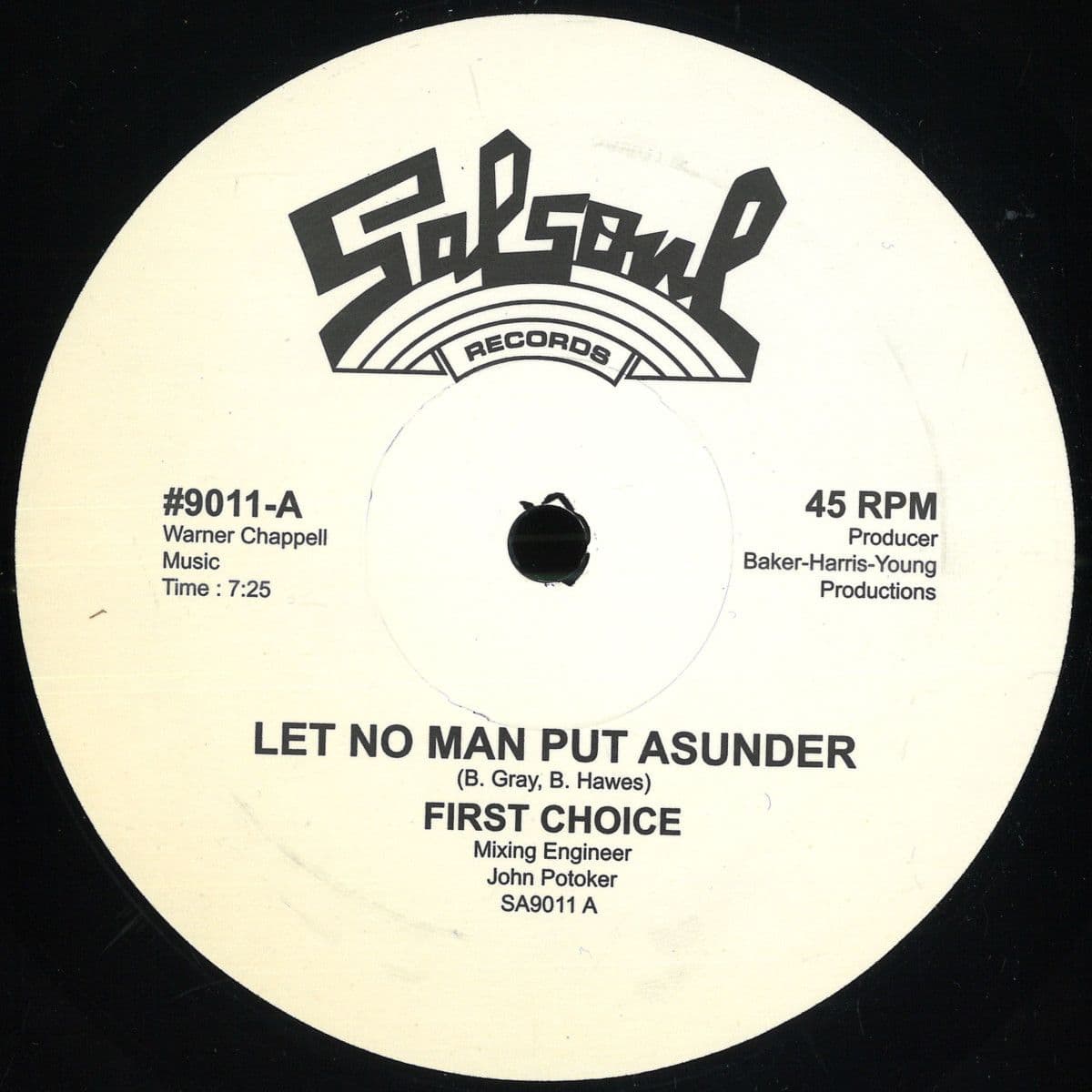 Let No Man Put Asunder (Ron Hardy Edit
