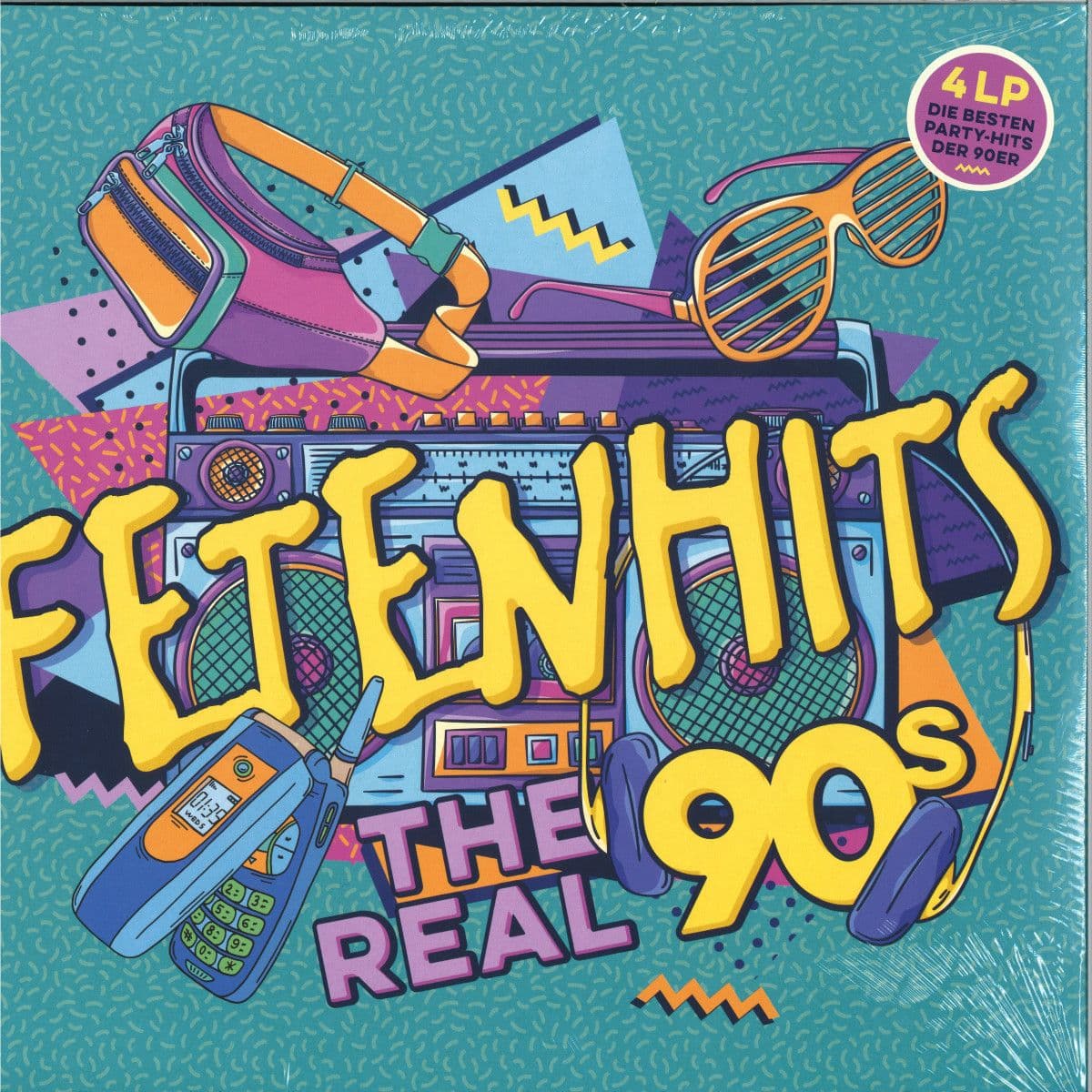 Fetenhits - The Real 90s LP 4x12"