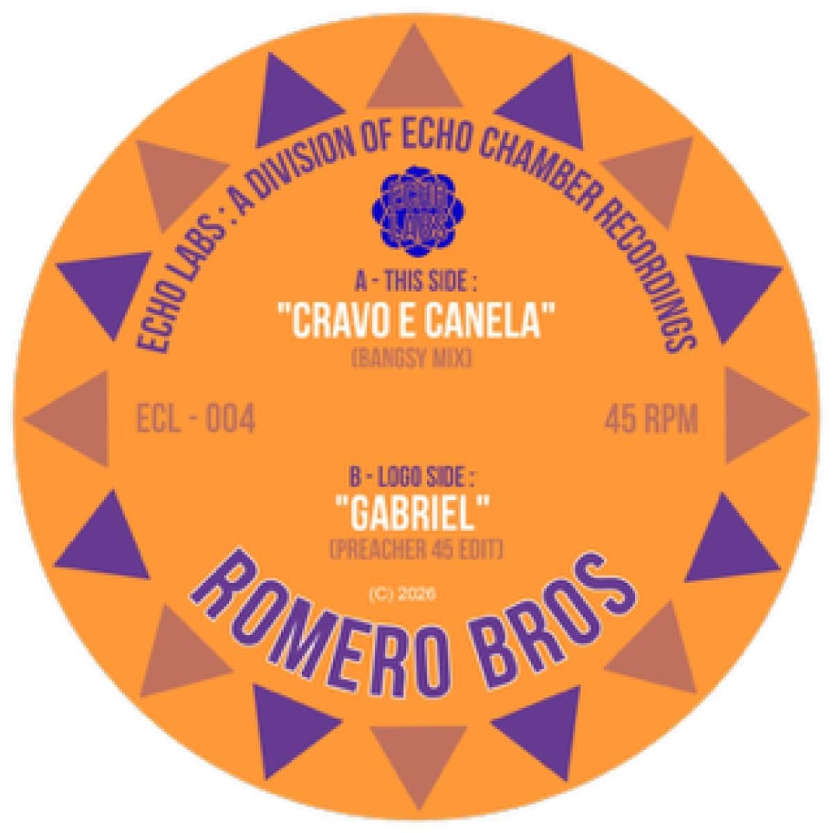Cravo E Canela (Bangsy Remix) / Gabriel (The Preacher 45 edit) (7")