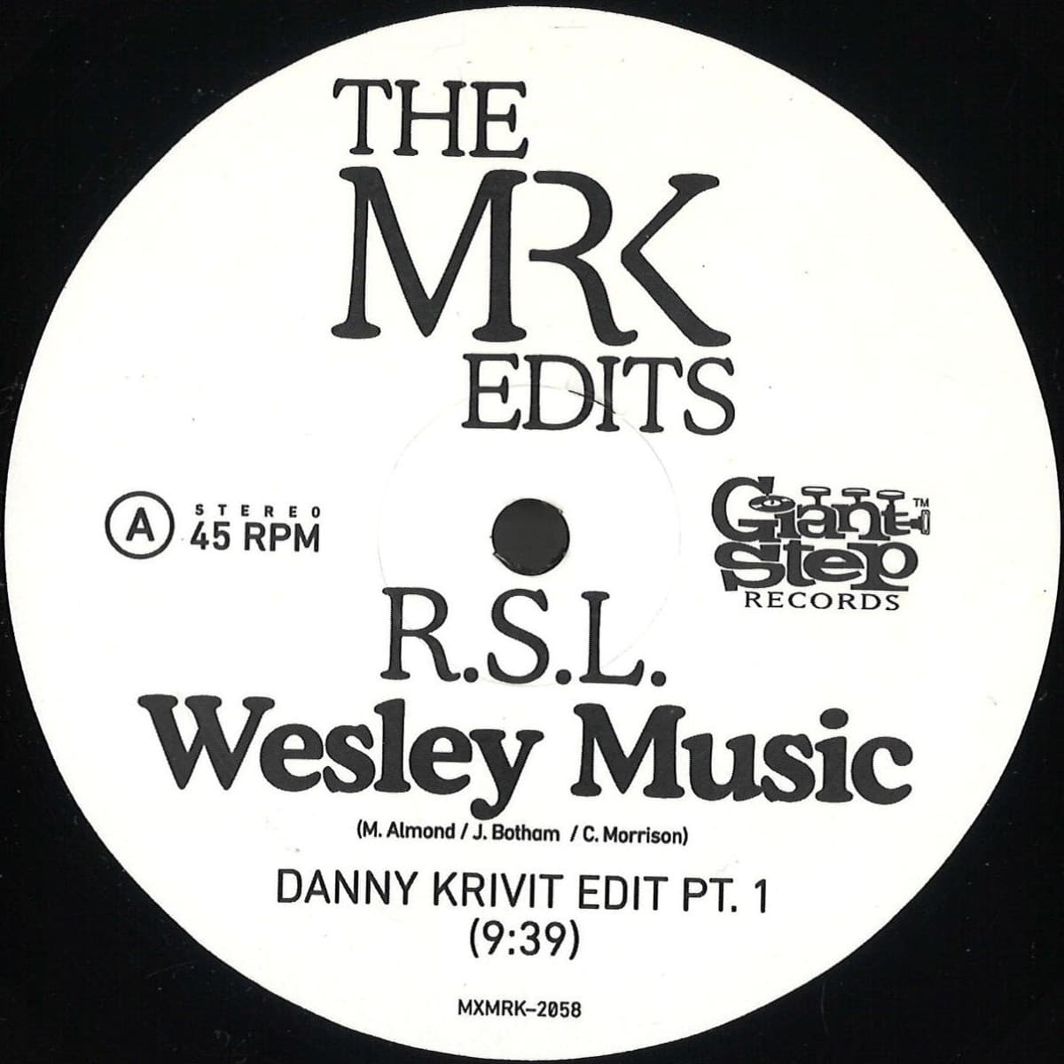 Wesley Music (Danny Krivit Edits Parts 1 & 2)