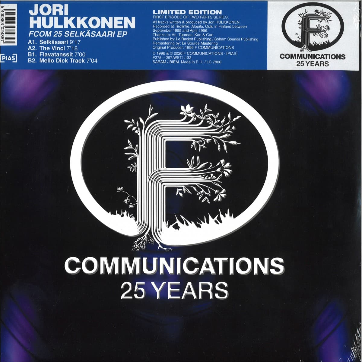 F COM 25 REMASTERED SELKÄRAASI EP