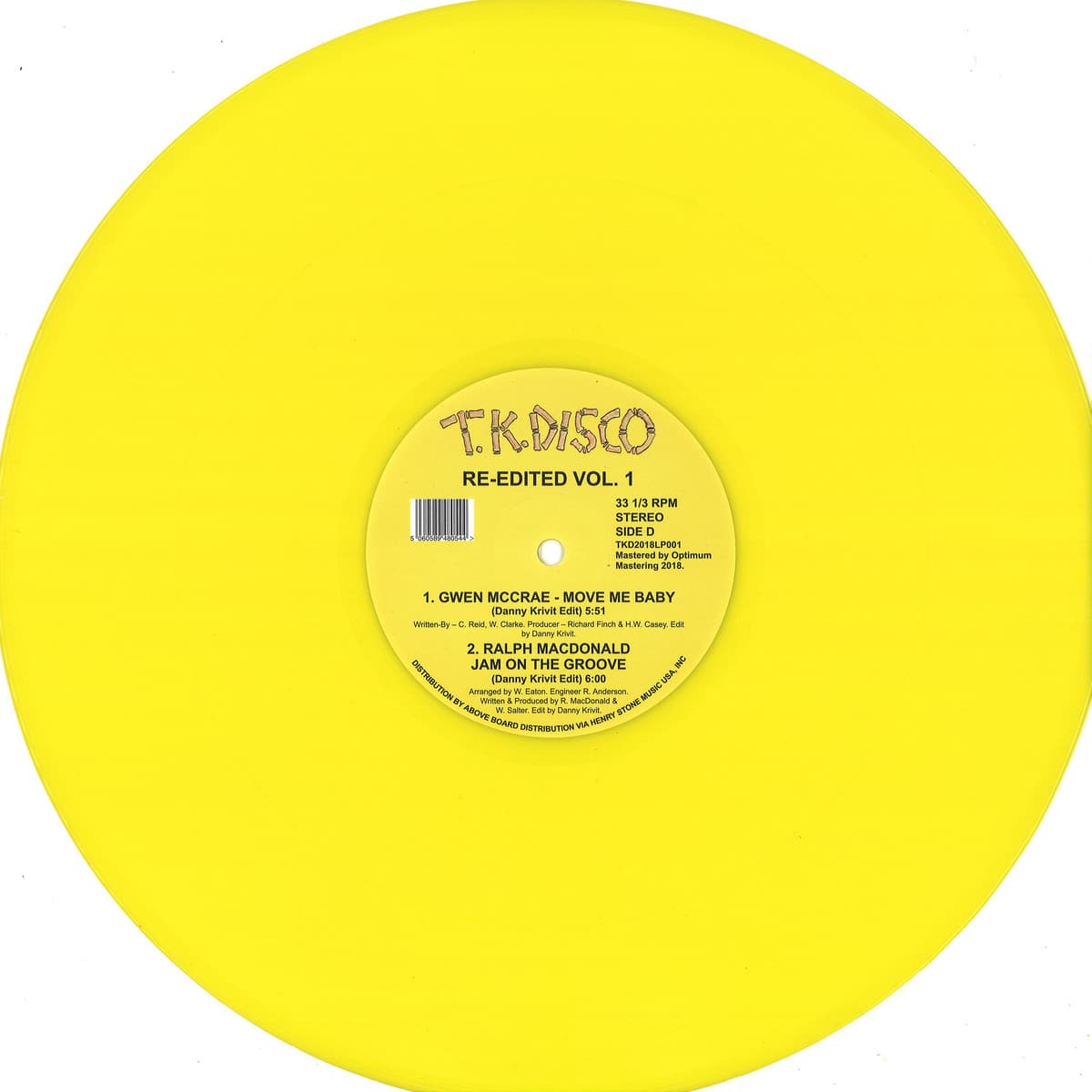 Re-edited Volume 1 (2x12")