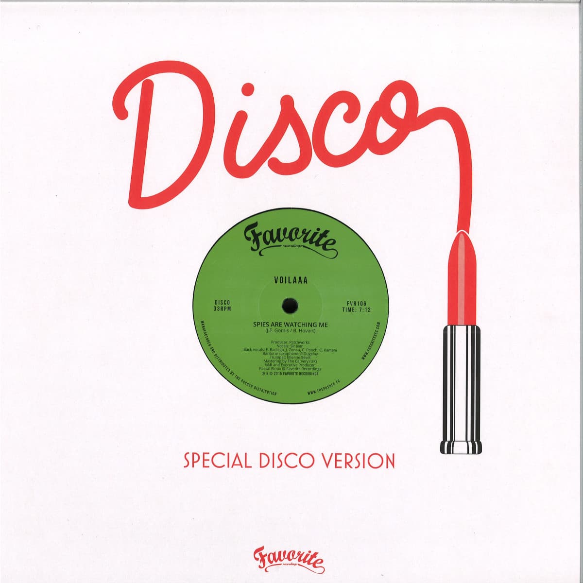 Spies Are Watching Me / Le Disco Des Capitales