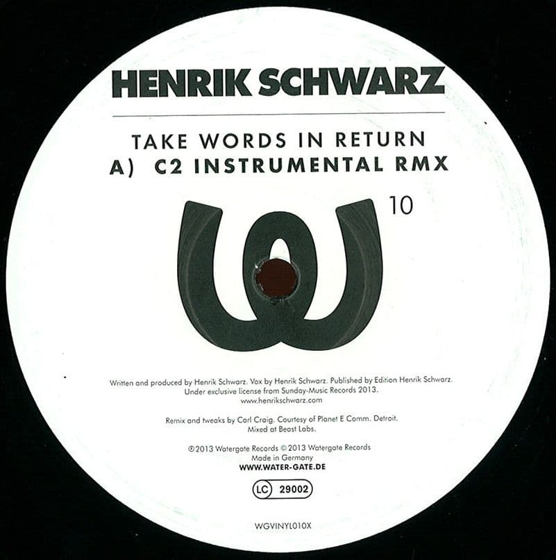 Take Words In Return, C2 Instr